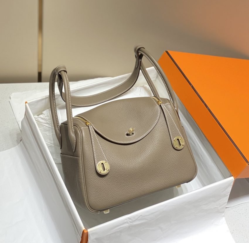 Fake Hermès Lindy Elephant Gray - Image 5