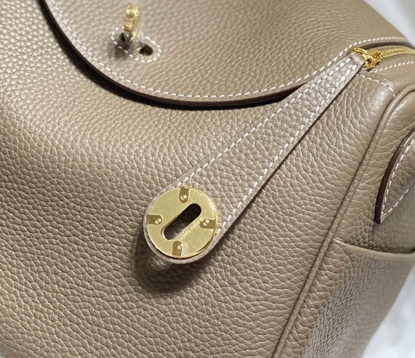 Fake Hermès Lindy Elephant Gray - Image 8