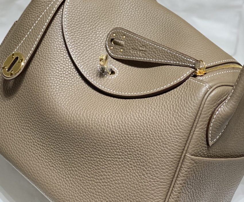 Fake Hermès Lindy Elephant Gray - Image 9