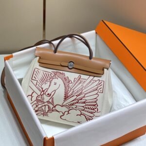 Fake Hermès Herbag 31Cm Brown Horse