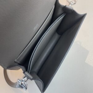 Alternative view of Replica Hermès Sac Roulis Grey