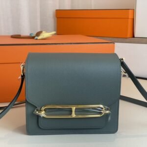 Fake Hermès Sac Roulis Almond Green