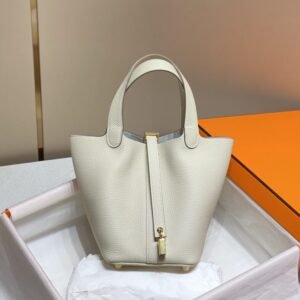 Fake Hermès Picotin Lock White