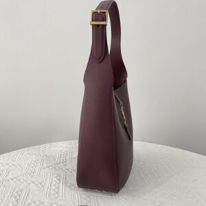 Alternative view of Fake YSL Le 5 A 7 Small Bordeaux