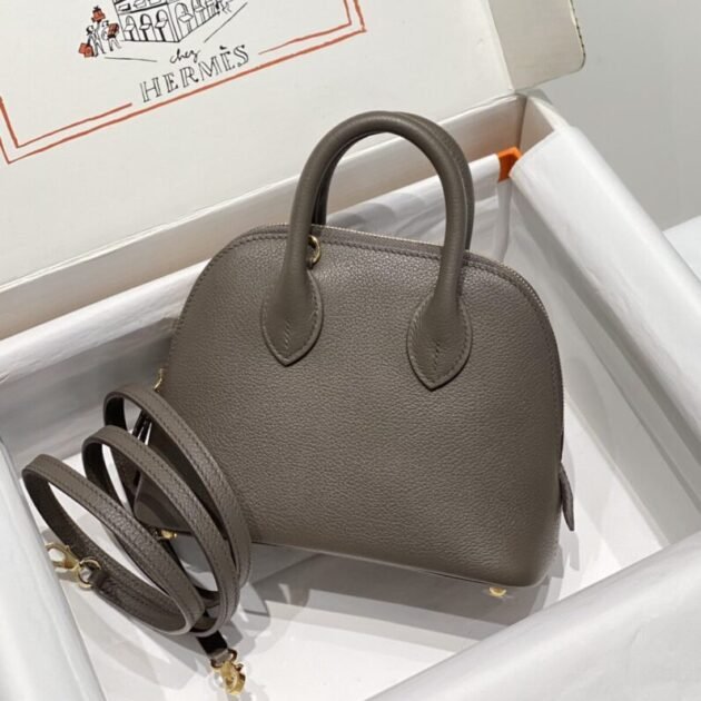 Replica Hermès Mini Bolide – Tin Gray