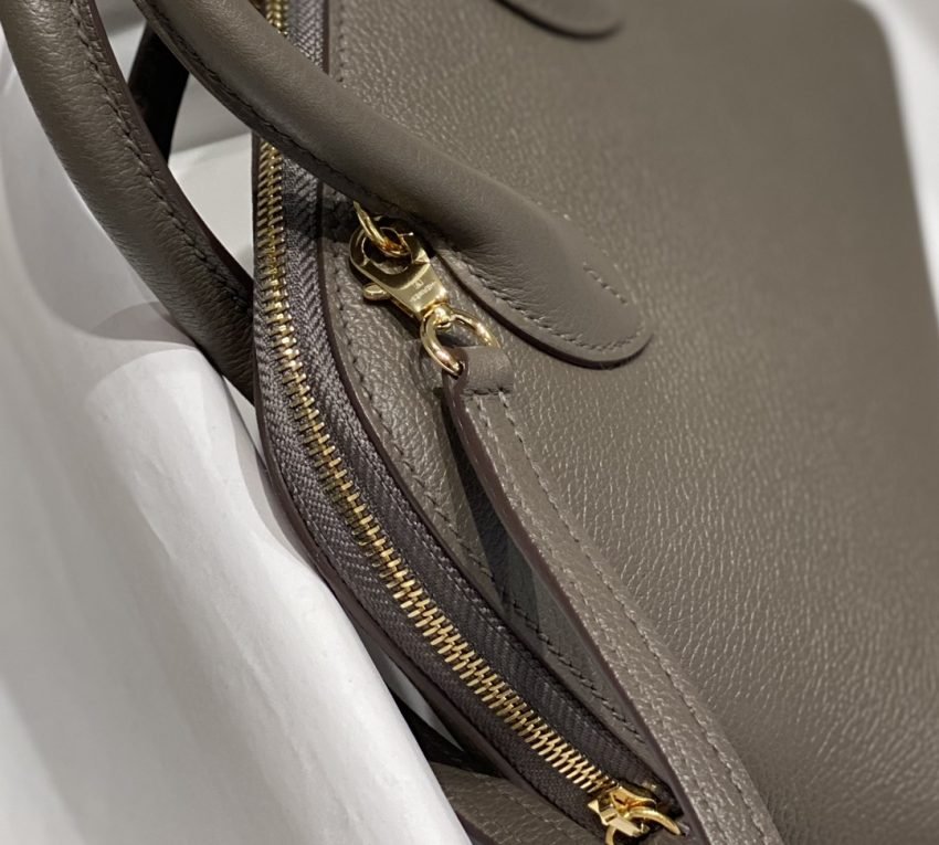 Replica Hermès Mini Bolide – Tin Gray - Image 8