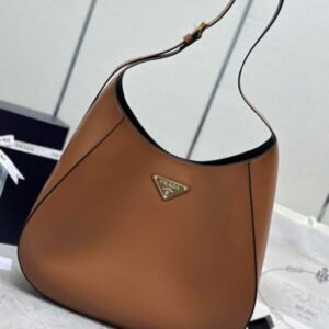 Replica Prada Cleo Large Brown Bag