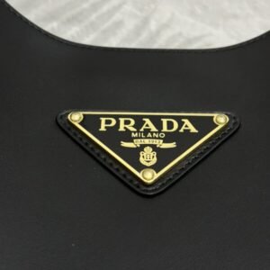 Alternative view of Replica Prada Cleo Large Black Bag