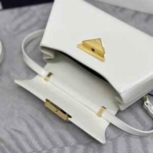 Alternative view of Replica Prada White Leather Handbag