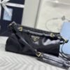 Fake Prada Leather Handbag Black