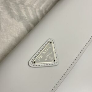 Alternative view of Replica Prada Cleo Small Grey Flap