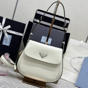 Fake Prada Cleo White Bag With Flap