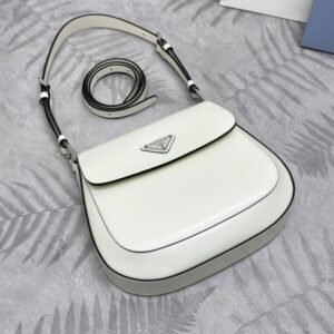 Alternative view of Fake Prada Cleo White Bag With Flap