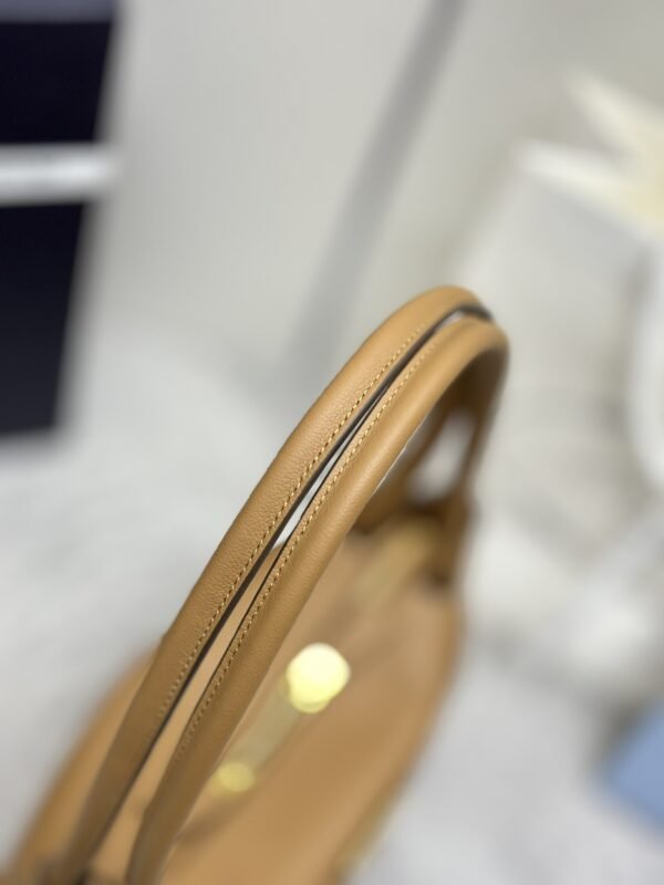 Fake Prada Medium Caramel Shoulder Bag - Image 7