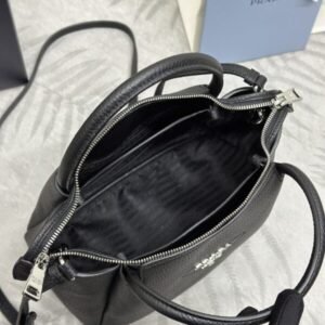 Alternative view of Replica Prada Small Leather Handbag
