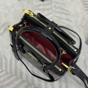 Alternative view of Replica Prada Galleria Black Patent