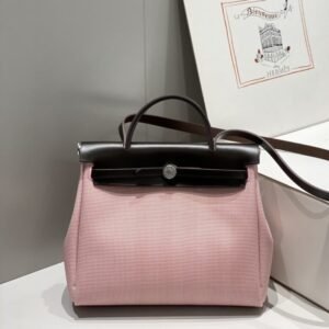 Replica Hermès Herbag 31Cm Pink