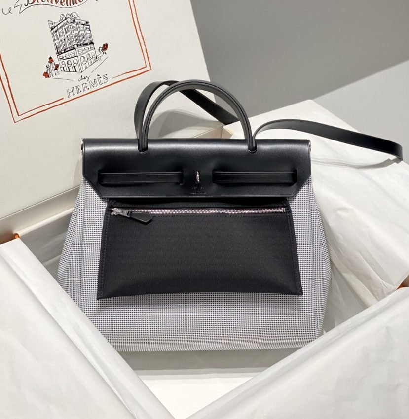 Replica Hermès Herbag 31Cm White - Image 2