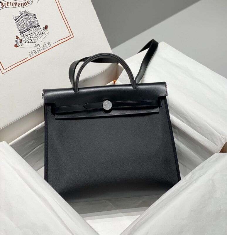 Fake Hermès Herbag 31Cm Black