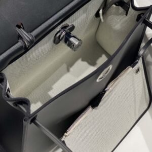 Alternative view of Fake Hermès Herbag 31Cm Black