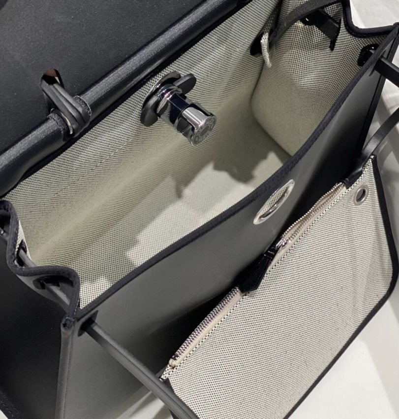 Fake Hermès Herbag 31Cm Black - Image 2