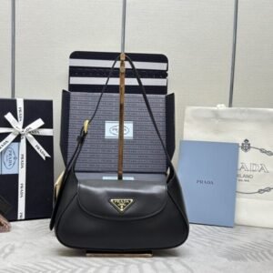 Replica Prada Small Shoulder Bag Black
