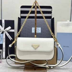 Fake Prada Mini Saffiano White