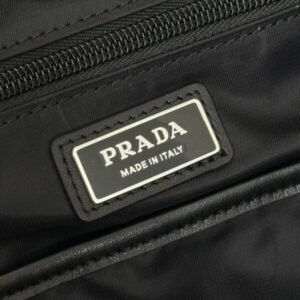 Alternative view of Replica Prada Re – Nylon Grey Backpack
