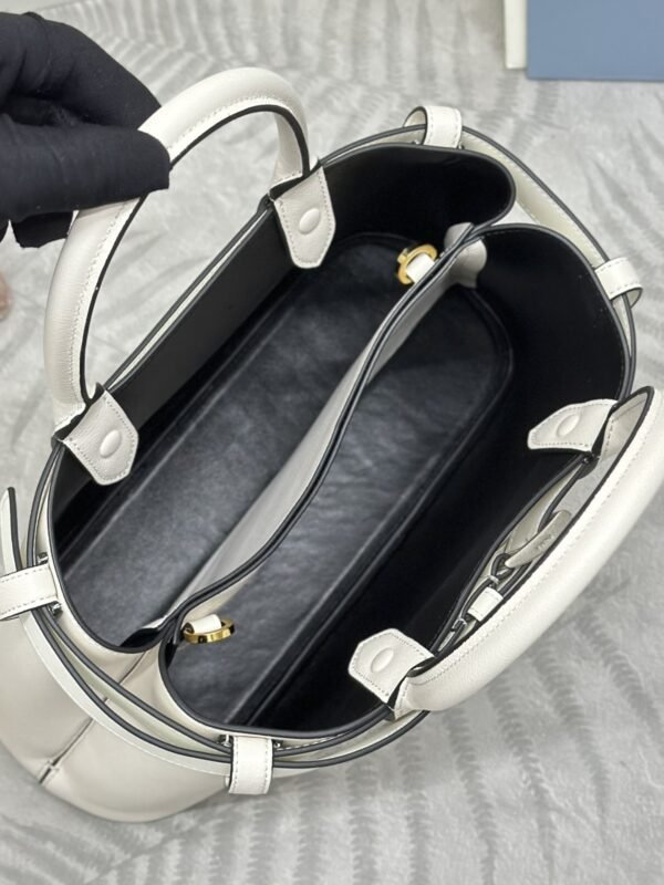 Fake Prada White Buckle - Image 4