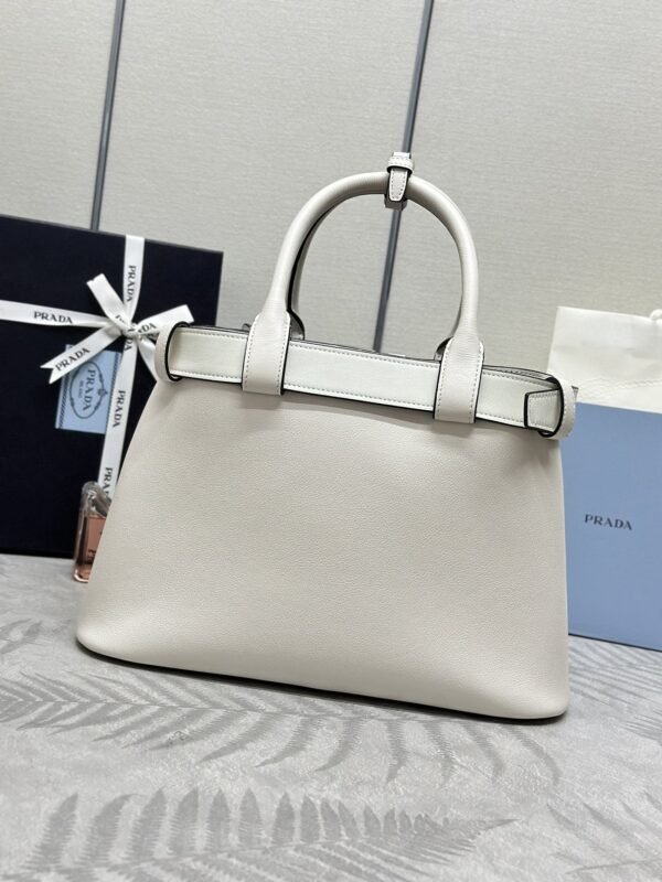 Fake Prada White Buckle - Image 6