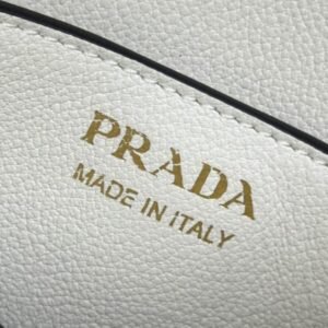 Alternative view of Replica Prada Saffiano Small Tote White