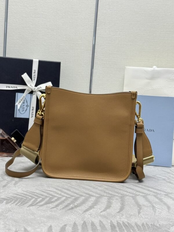 Fake Prada Saffiano Small Tote Black Brown - Image 4