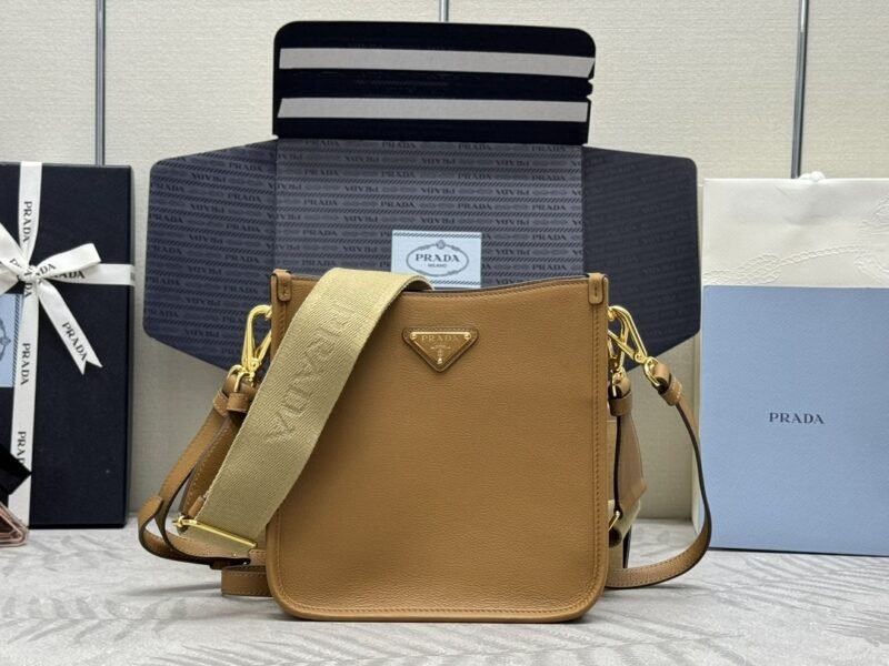 Fake Prada Saffiano Small Tote Black Brown - Image 6