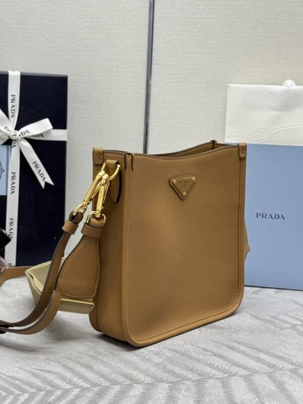 Fake Prada Saffiano Small Tote Black Brown - Image 7