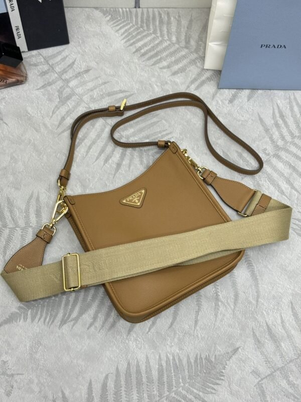 Fake Prada Saffiano Small Tote Black Brown - Image 8