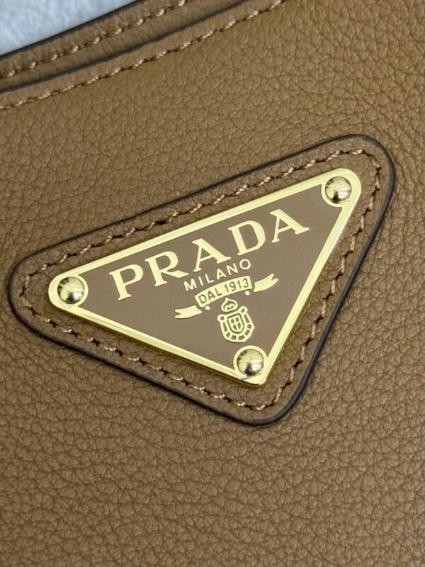 Fake Prada Saffiano Small Tote Black Brown - Image 9