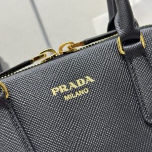 Alternative view of Fake Prada Large Saffiano Black