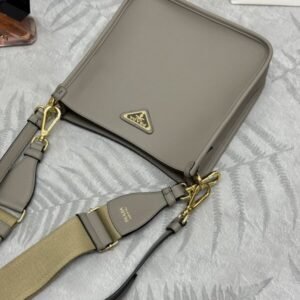 Alternative view of Fake Prada Saffiano Small Tote Beige