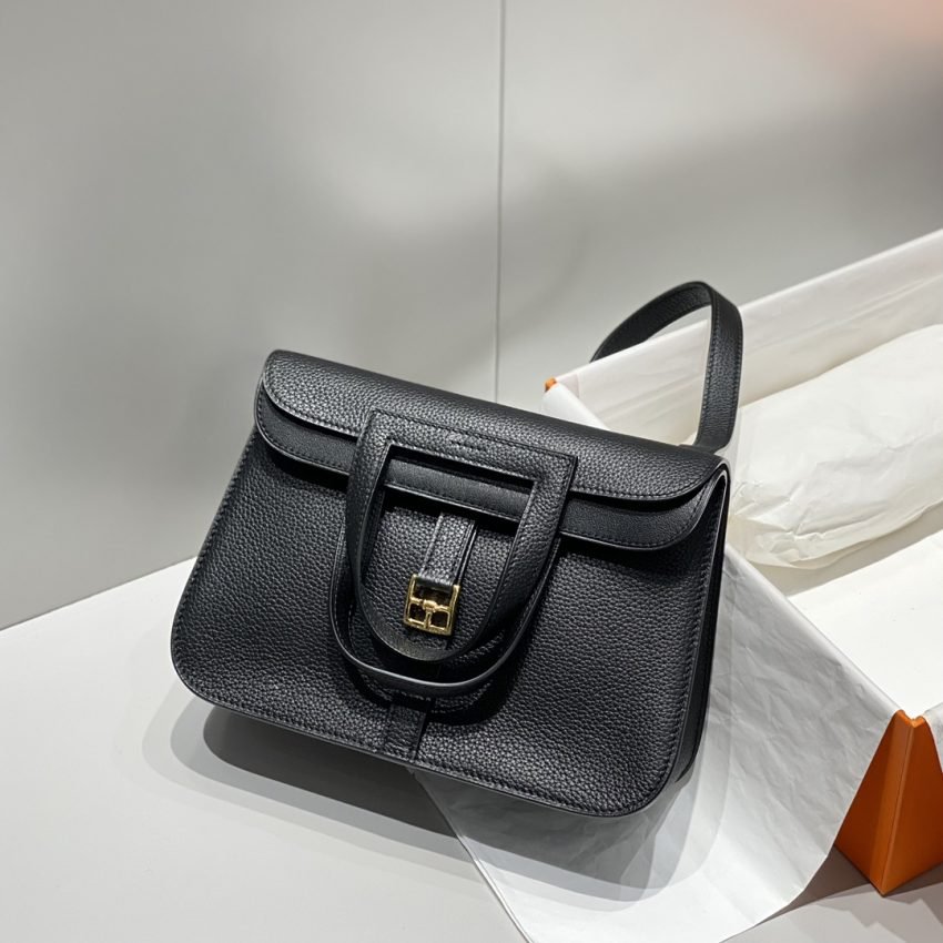 Fake Hermès Halzan Black - Image 4