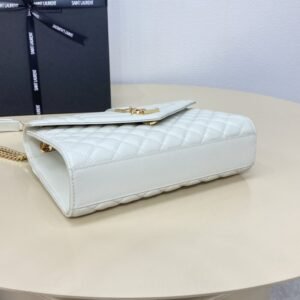 Alternative view of Replica YSL Envelope Crossbody White