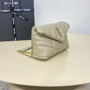 Alternative view of Fake YSL Loulou Apricot Puffer