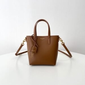 Replica YSL Tote Small Brown