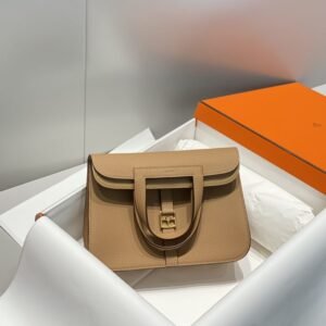 Fake Hermès Halzan Milk Tea