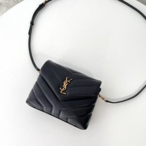 Alternative view of Fake YSL Loulou Mini Black