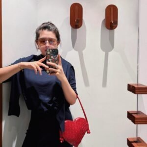 Alternative view of Replica Bottega Veneta Solstice Red Heart