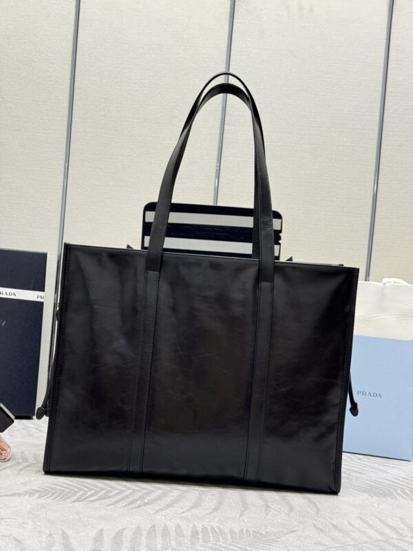 Replica Prada Antique Nappa Tote Black - Image 9