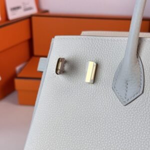 Alternative view of Replica Hermès Birkin Milkshake White