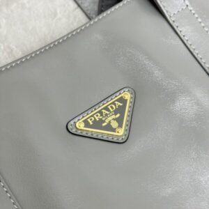 Alternative view of Fake Prada Antique Nappa Tote Grey