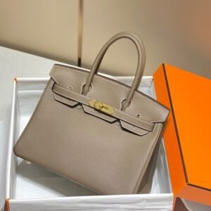 Alternative view of Fake Hermès Birkin Elephant Gold