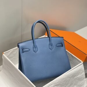 Alternative view of Fake Hermès Birkin Agate Blue